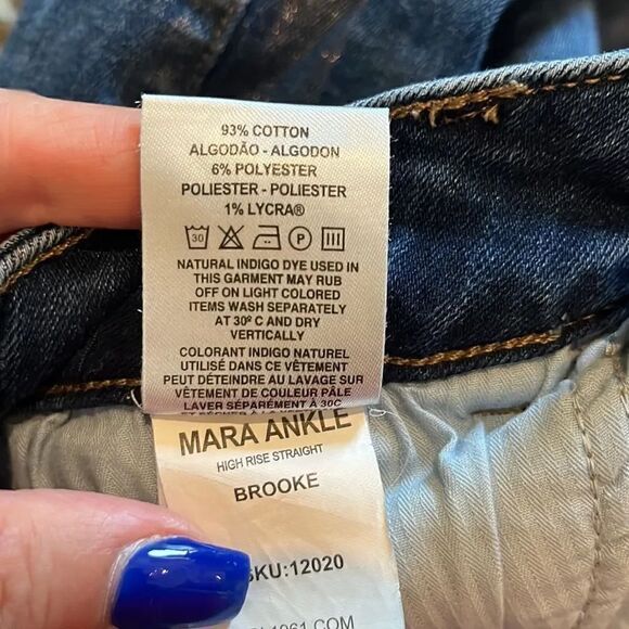 DL1961 Mara ankle High Rise Brooke, size 29! - Picture 9 of 9